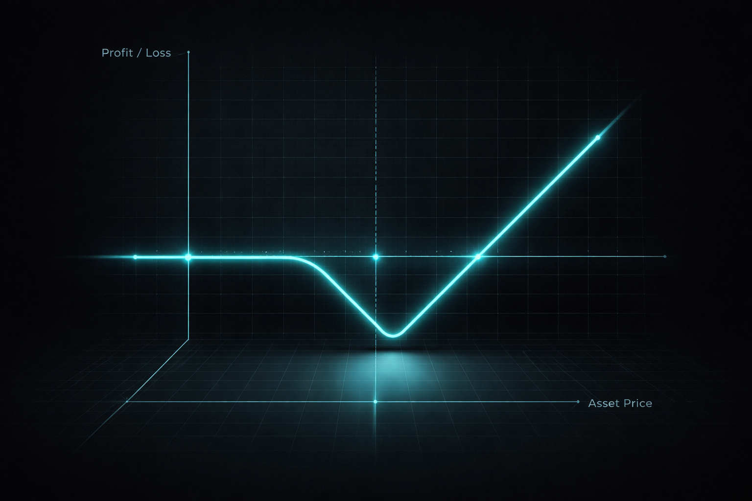 Options payoff visualization